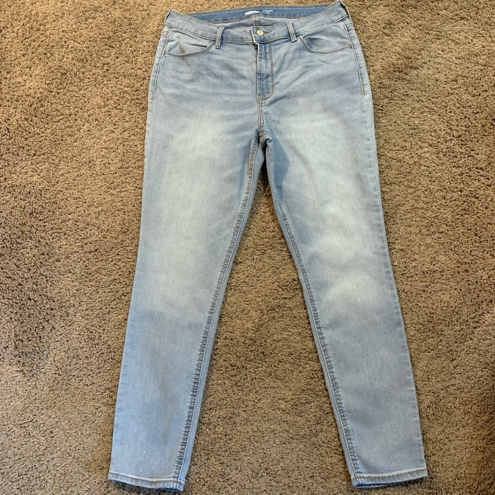 Old Navy Super Skinny Ankle High Rise Jeans 12